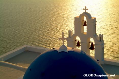 Postcard Sunset on Santorini