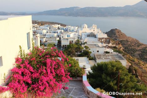 Postcard Town on the Milos Island