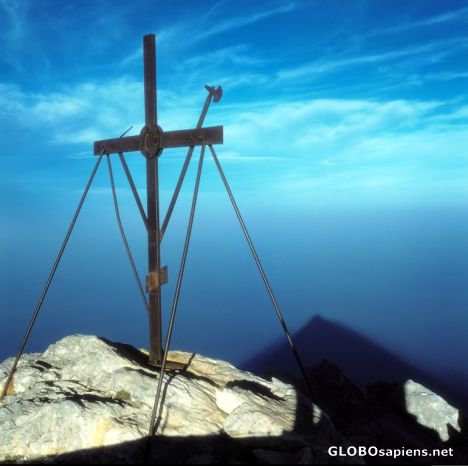 Postcard On the top of Mount Athos