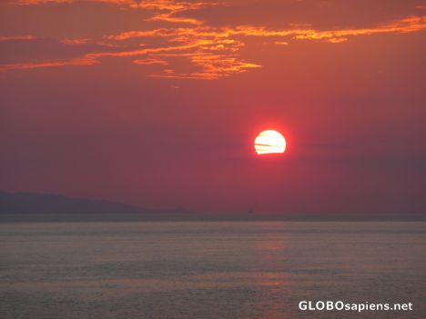 Postcard Loutraki.  Another sunset.