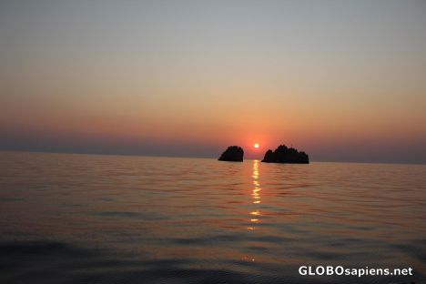 Postcard The sunset...
