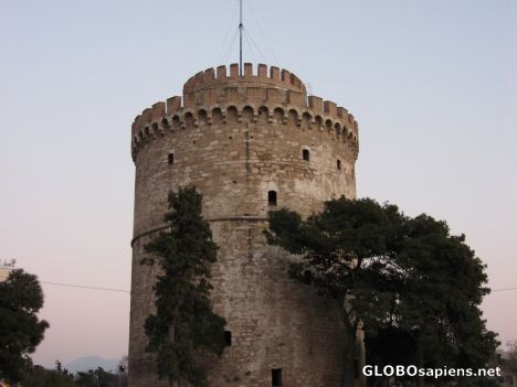 Postcard White tower