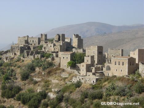 Postcard Vathia on the Peleponnes