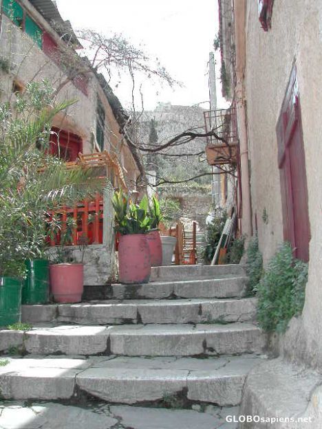 Postcard Near Plaka and Acropolis