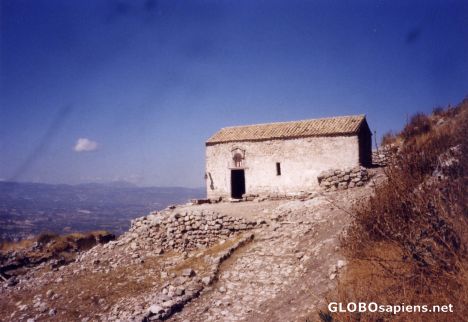 Postcard Corinthian Church at fort