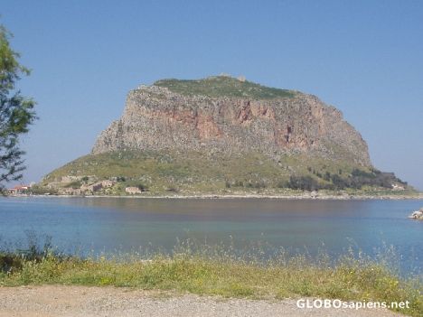 Postcard Monemvasia Rock