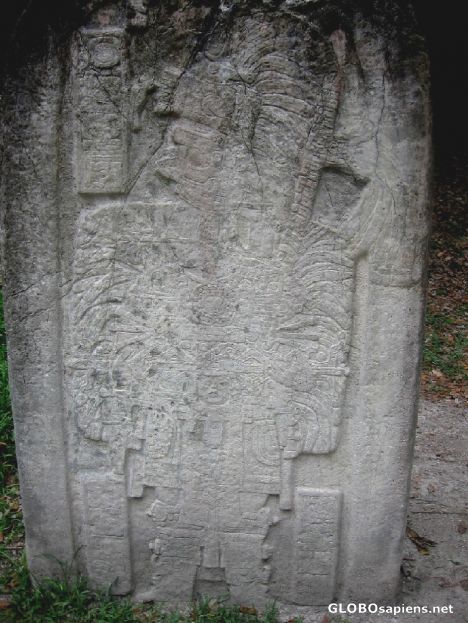 Postcard Stelae in Grand Plaza