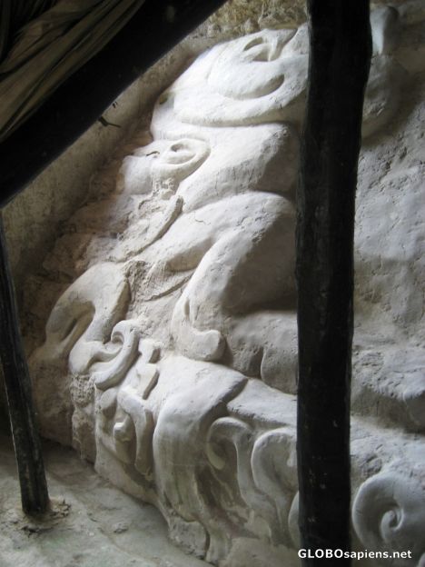 Postcard Excavated Plaster Work from 300AD