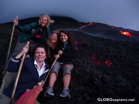 Postcard Volcano - how close we got!