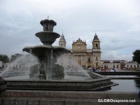 Postcard Parque Central and Catedral Metropolitana