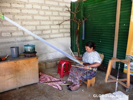 Postcard Traditional Backstrap Weaving