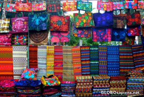 Postcard The colors of Guatemala