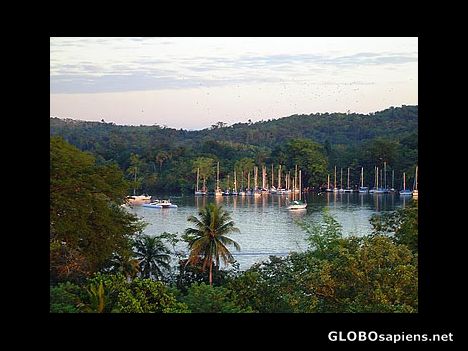 Postcard Boats at Río Dulce