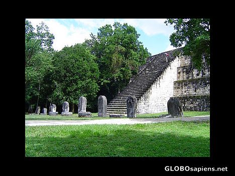 Postcard Mayan Temple at Tikal