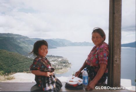 Postcard A happy Q'akchiquel Maya child