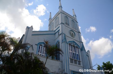Postcard Georgetown (GY) - an Anglican church