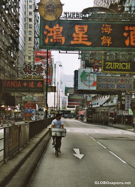 Postcard Hong Kong street signs...