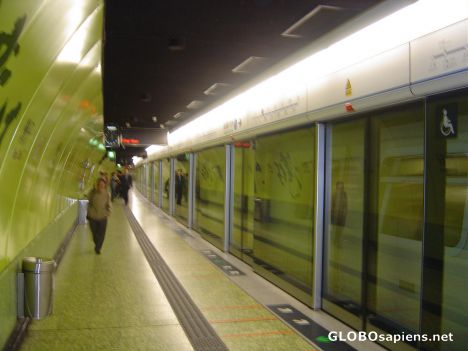 Postcard Hong Kong Subway