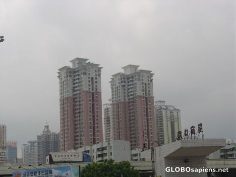 Postcard Chinese Apartments
