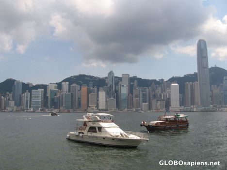 Postcard Hong Kong - where East meets West
