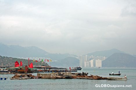 Postcard Cheung Chau Harbour