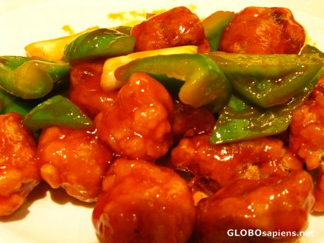Postcard sweet and sour pork spare ribs, yummy, yummy