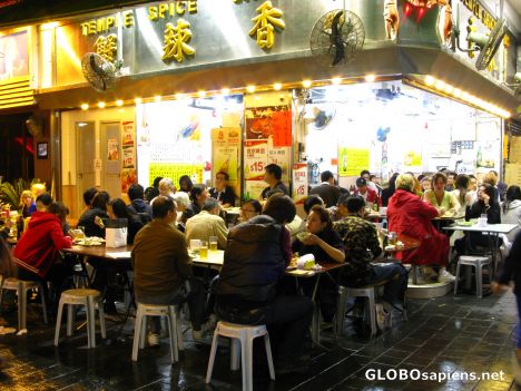 Postcard night market