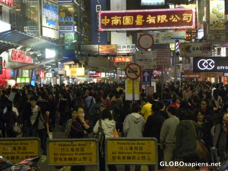 Postcard Mong Kok. Nightlife