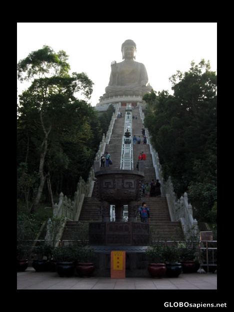 Postcard The big Buddha statue
