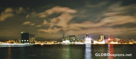 Postcard Hong Kong by Night