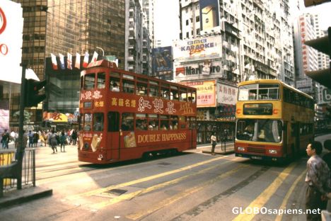 Postcard Honkong, Streetcar