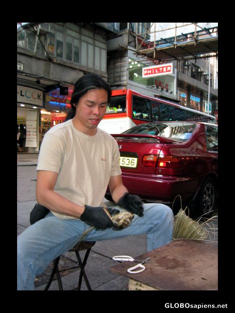 Postcard One of Hong Kong's dellis!