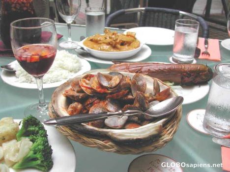 Postcard Exquisite Macanese Food