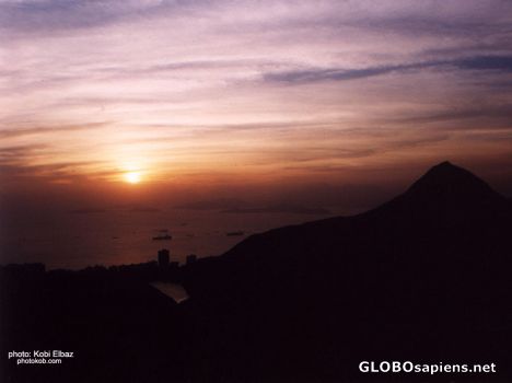 Postcard in hong-kong