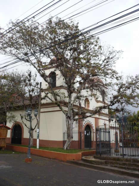Postcard iglecia de valle de angeles