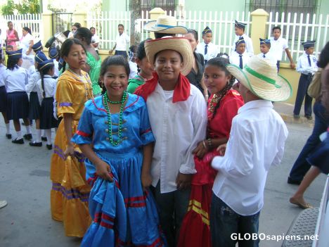Postcard Independence Day in Islas de la Bahia