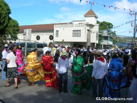 Postcard Dancing in the parade