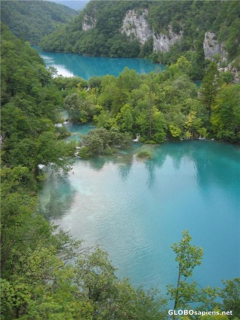 Postcard Blue and Green