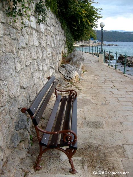 Postcard The Bench