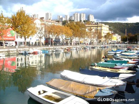 Postcard Small Boat Harbour