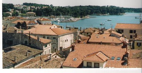 Postcard Over the rooftops.