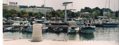 Postcard The harbour, Porec.