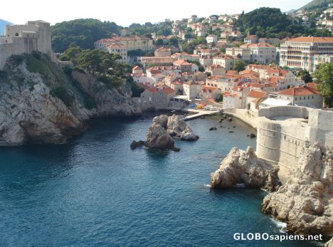 Postcard Bay to the North of Dubrovnik Harbour