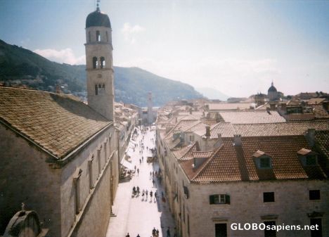 Postcard Above the rooftops