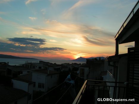 Postcard sunset in Croatia