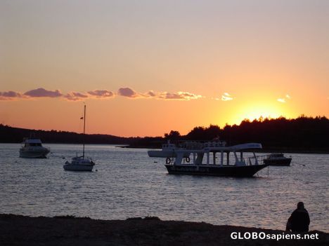 Postcard Sunset in Medulin