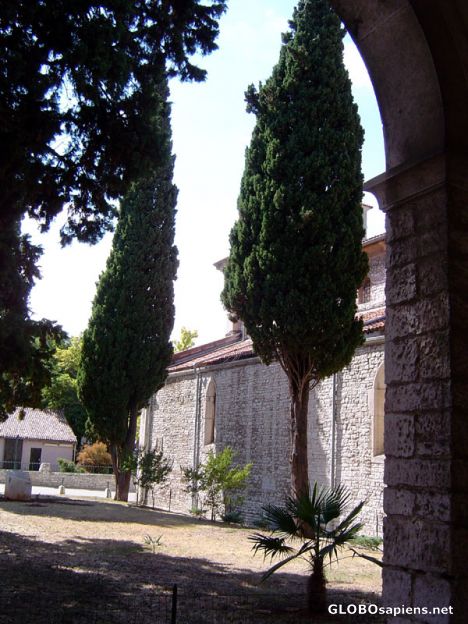 Postcard Cloister in Pula