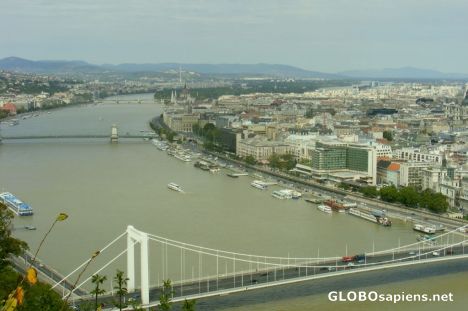 Postcard Pest and the Danube