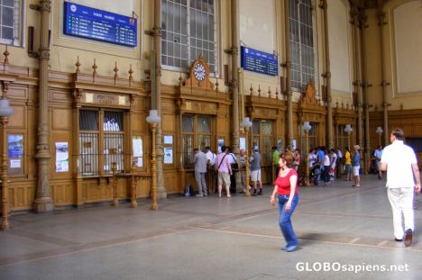 Postcard Nyugati Train Station