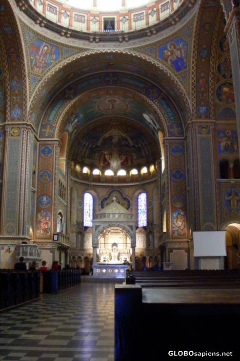 Postcard Inside the Votive church